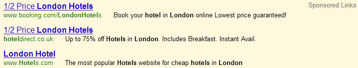 london hotel